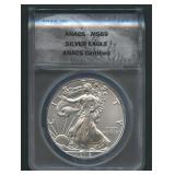 2016-P ASE Silver Eagle ANACS MS 69