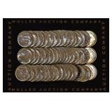 Roll of 1962 Silver Roosevelt Dimes AU/BU