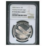 2020 Cook Is. Silver $2 NGC PF 70 ULTRA CAM