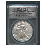 2021-(S) ASE Silver Eagle ANACS MS 70