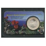 Mexican Silver Libertad in Littleton Holder