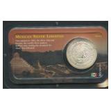 Mexican Silver Libertad in Littleton Holder