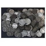 Bag of 200+ Mixed Date Buffalo Nickels