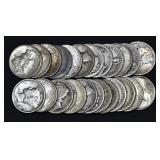 25- Mixed Mercury Head Dimes