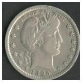 1895 Liberty Head Barber Quarter