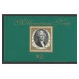 1995 $2 Millenium Federal Res Star Note Display