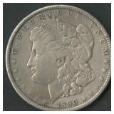 1890 Morgan Silver Dollar