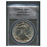 1990 ASE Silver Eagle ANACS MS 69
