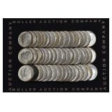 Roll of 1961 Silver Roosevelt Dimes AU/BU
