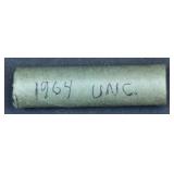 Roll of 1964 Silver Roosevelt Dimes AU/BU