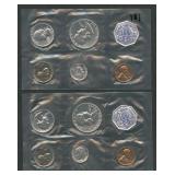 2- 1960 Proof Sets - 5 Coin Sets
