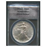 1993 ASE Silver Eagle ANACS MS 69