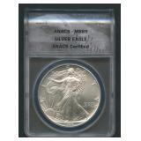 1994 ASE Silver Eagle ANACS MS 69