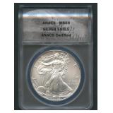 2009 ASE Silver Eagle ANACS MS 69