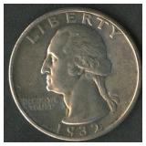 1932-S Silver Washington Quarter
