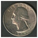 1932-D Silver Washington Quarter