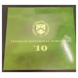 Premium Historical Portfolio $10 Notes Display