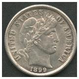1899 Liberty Head Barber Dime