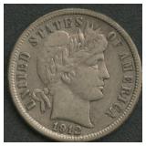 1912 Liberty Head Barber Dime