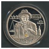 Alaska Gold Rush Centenn. Medal .999 Silver 1 ozt