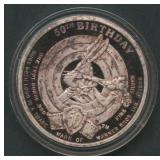 Bugs Bunny 50th 1990 Proof .999 Silver Rd 1 ozt