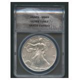 1996 ASE Silver Eagle ANACS MS 69