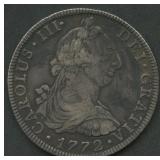 1772 Mexico Charles III 8 R .903 Silver 0.87 ozt