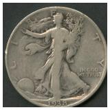 1938-D Walking Liberty Half Dollar