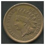 1862 Copper-Nickel Indian Head Cent