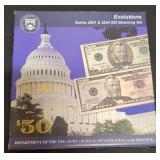 Evolutions:  Series 2001 & 2004 $50 Matching Set