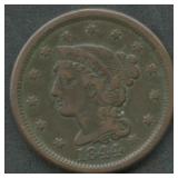 1844/41 Braided Hair Large Cent