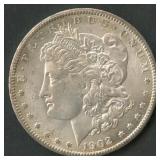 1902-O Morgan Silver Dollar