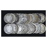 25- Mixed Liberty Head Barber Dimes