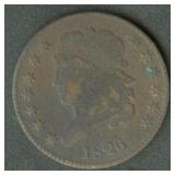 1826 Classic Head Half Cent