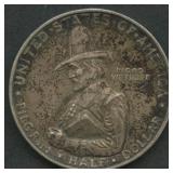 1920 Pilgrim Tercentenary Commem Silver Half