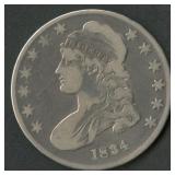 1834 Capped Bust Half Dollar