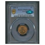 1909-S Lincoln Head Cent PCGS MS66+RD *KEY*
