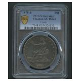 1878-S Trade Dollar PCGS Genuine