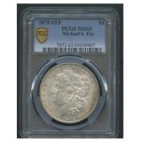 1878 8 TF Morgan Silver Dollar PCGS MS 63