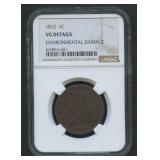 1812 Classic Head Large Cent NGC VG Details