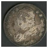 1829 Capped Bust Half Dollar