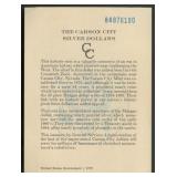 1884-CC Morgan Silver Dollar GSA