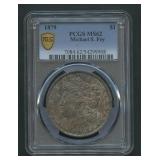 1879 Morgan Silver Dollar PCGS MS 62
