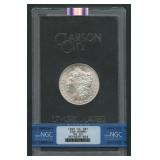 1891-CC Morgan Silver Dollar NGC MS 63 GSA