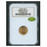 1926 Sesquicen Commem Gold $2.50 NGC MS63