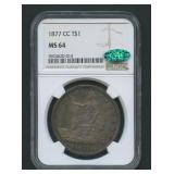 1877-CC Trade Dollar NGC MS 64 *KEY*