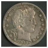 1916-D Liberty Head Barber Quarter