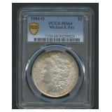 1884-O Morgan Silver Dollar PCGS MS 64