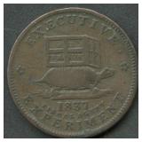 1837 Hard Times Token Executive Experiment