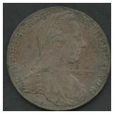 Austria 1780 M. Theresia 1 Thaler .833 Silver